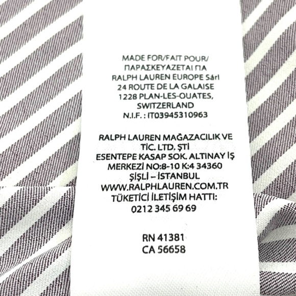 Ralph Lauren Slim Fit Performance Button Down | Size:Medium | Color: Burgundy - Picture 9 of 11